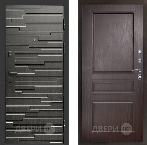 Входная металлическая Дверь Престиж Rivera Классика Венге в Котельниках