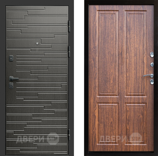 Входная металлическая Дверь Престиж Rivera Премиум Орех светлый в Котельниках