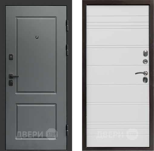 Входная металлическая Дверь Престиж Verona Line Белый в Котельниках