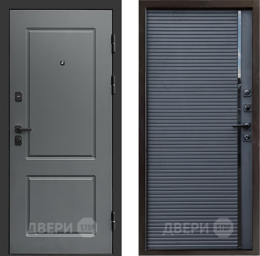 Входная металлическая Дверь Престиж Verona Porte Черный кварц в Котельниках