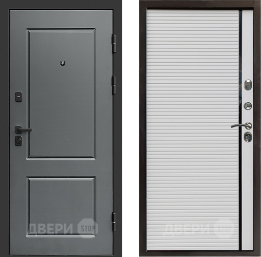 Входная металлическая Дверь Престиж Verona Porte Белый в Котельниках