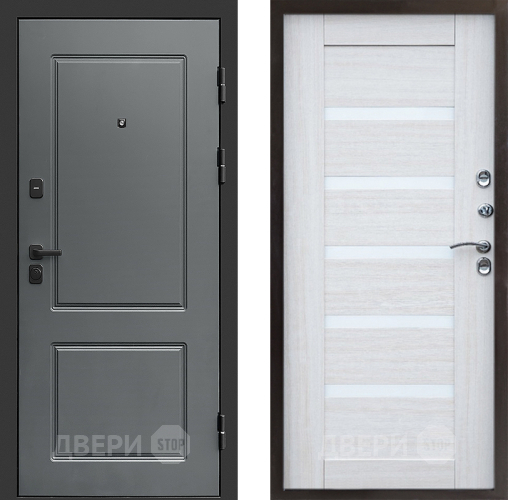 Входная металлическая Дверь Престиж Verona Царга Лиственница белая в Котельниках