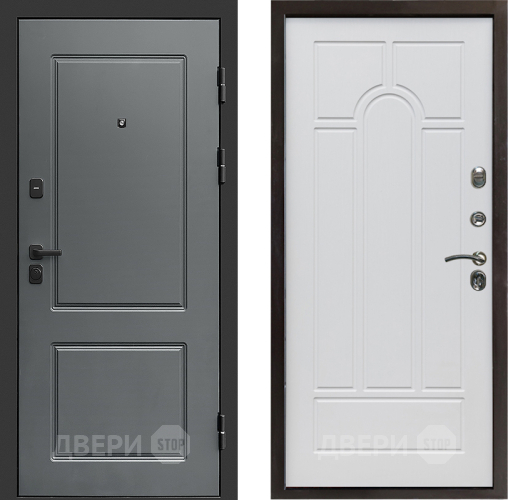 Входная металлическая Дверь Престиж Verona Арка Белое дерево в Котельниках