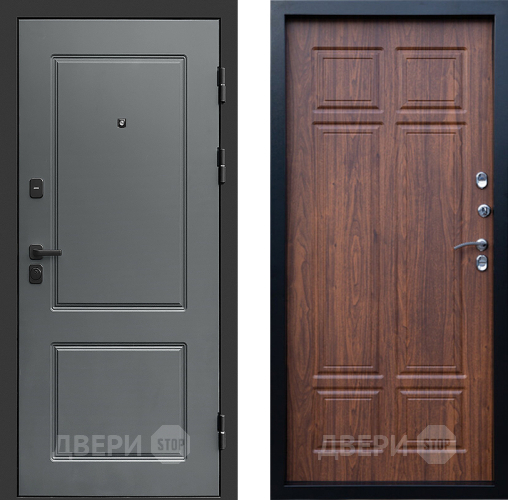 Входная металлическая Дверь Престиж Verona Премиум Орех темный в Котельниках
