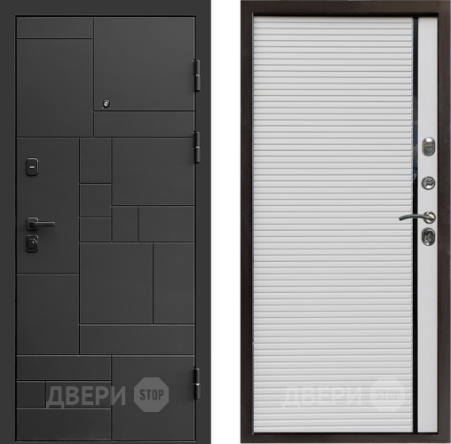 Входная металлическая Дверь Престиж Kvadro Porte Белый в Котельниках