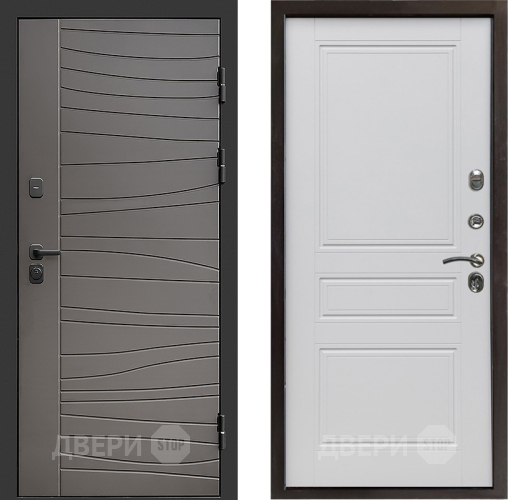 Входная металлическая Дверь Престиж Siciliya Классика Белый матовый в Котельниках