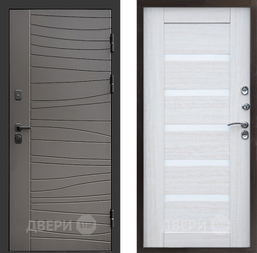 Входная металлическая Дверь Престиж Siciliya Царга Лиственница белая в Котельниках