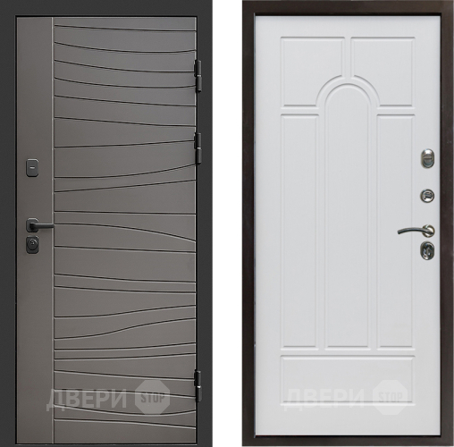 Входная металлическая Дверь Престиж Siciliya Арка Белое дерево в Котельниках