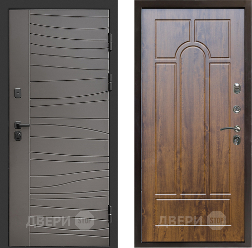 Входная металлическая Дверь Престиж Siciliya Арка Дуб в Котельниках