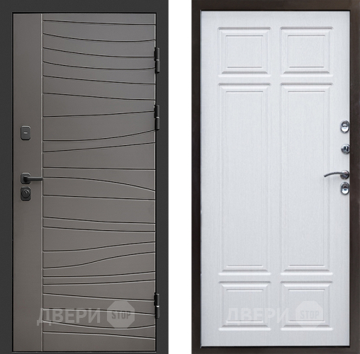 Входная металлическая Дверь Престиж Siciliya Премиум Лиственница белая в Котельниках