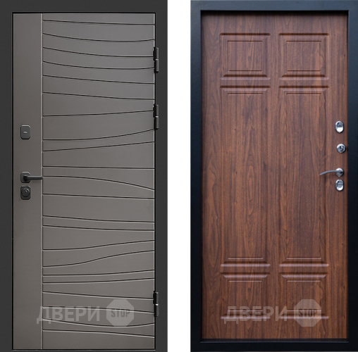 Входная металлическая Дверь Престиж Siciliya Премиум Орех темный в Котельниках