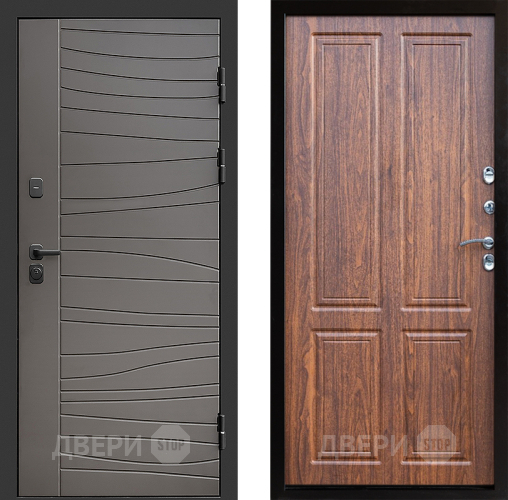 Входная металлическая Дверь Престиж Siciliya Премиум Орех светлый в Котельниках