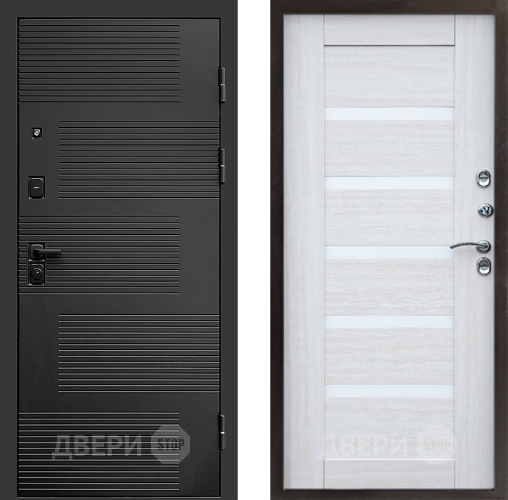 Входная металлическая Дверь Престиж Favorit Царга Лиственница белая в Котельниках