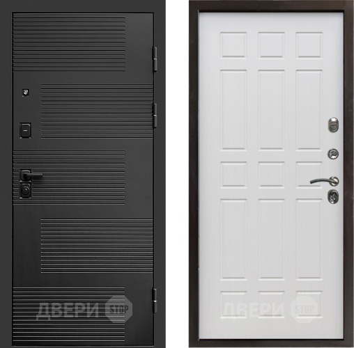 Входная металлическая Дверь Престиж Favorit Спарта Лиственница белая в Котельниках