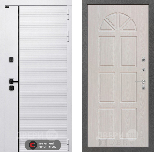 Входная металлическая Дверь Лабиринт (LABIRINT) Royal 15 VINORIT Алмон 25 в Котельниках