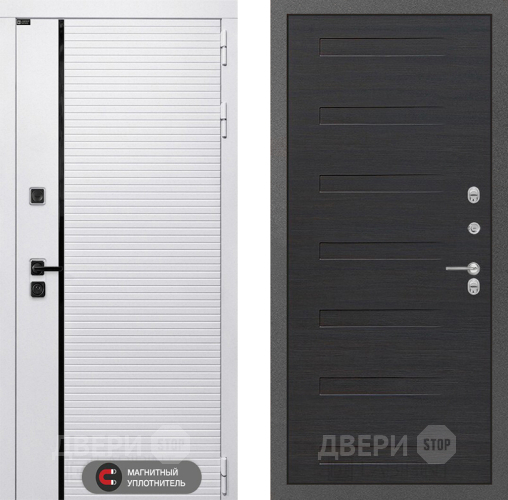 Входная металлическая Дверь Лабиринт (LABIRINT) Royal 14 Эковенге поперечный в Котельниках