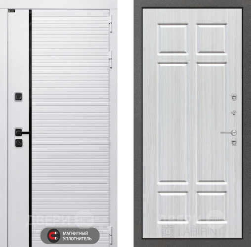 Входная металлическая Дверь Лабиринт (LABIRINT) Royal 08 Кристалл вуд в Котельниках