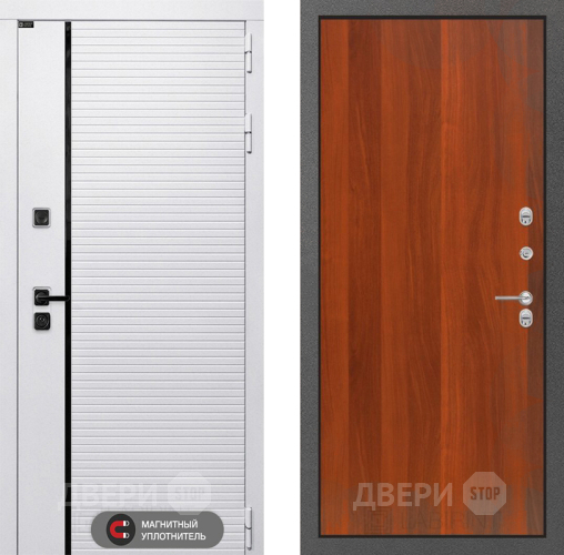 Входная металлическая Дверь Лабиринт (LABIRINT) Royal 05 Итальянский орех в Котельниках