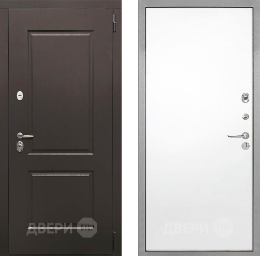 Входная металлическая Дверь Интекрон (INTECRON) Кампо Гладкая Силк Сноу в Котельниках