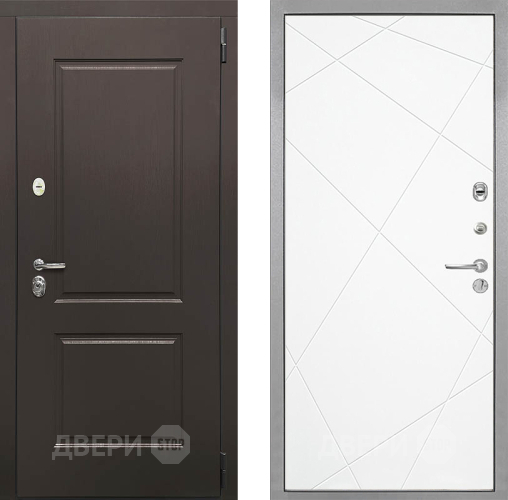 Входная металлическая Дверь Интекрон (INTECRON) Кампо Лучи-М Софт милк в Котельниках