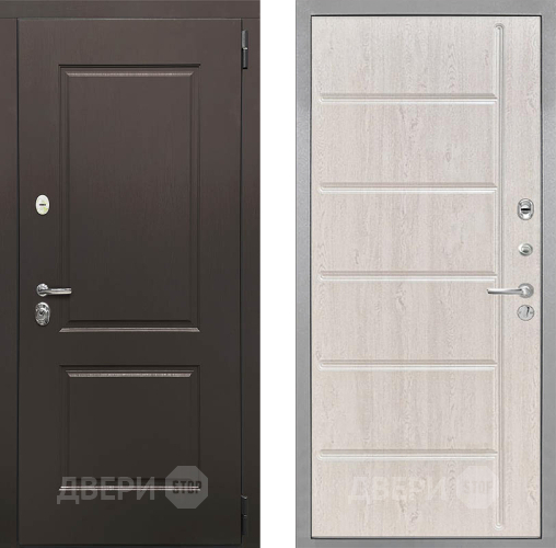 Входная металлическая Дверь Интекрон (INTECRON) Кампо ФЛ-102 Сосна белая в Котельниках