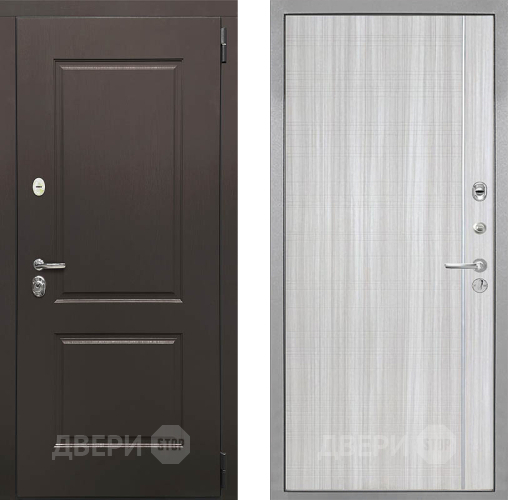 Входная металлическая Дверь Интекрон (INTECRON) Кампо В-07 с молдингом Сандал белый в Котельниках