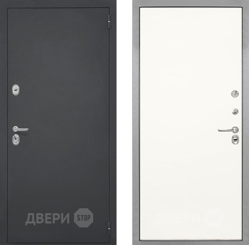 Входная металлическая Дверь Интекрон (INTECRON) Гектор Гладкая Слоновая кость в Котельниках