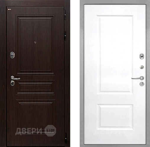 Дверь Интекрон (INTECRON) Брайтон Тиковое Дерево Альба Роял Вуд белый в Котельниках