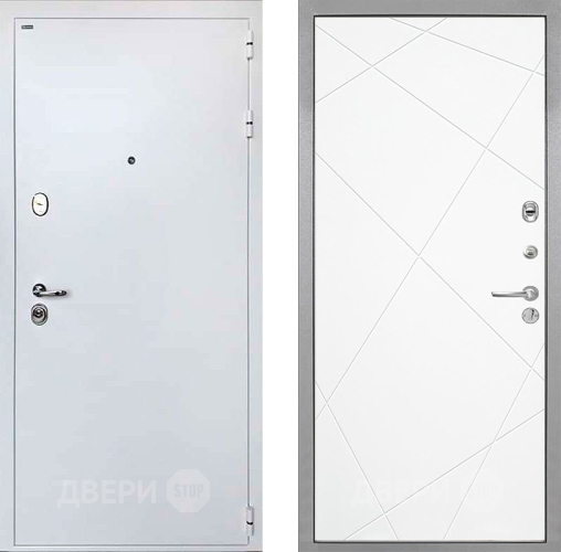 Входная металлическая Дверь Интекрон (INTECRON) Колизей White Лучи-М Софт милк в Котельниках