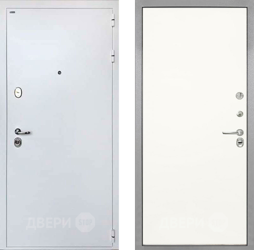 Входная металлическая Дверь Интекрон (INTECRON) Колизей White Гладкая Слоновая кость в Котельниках