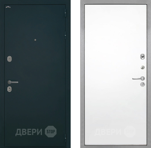 Входная металлическая Дверь Интекрон (INTECRON) Греция Гладкая Силк Сноу в Котельниках