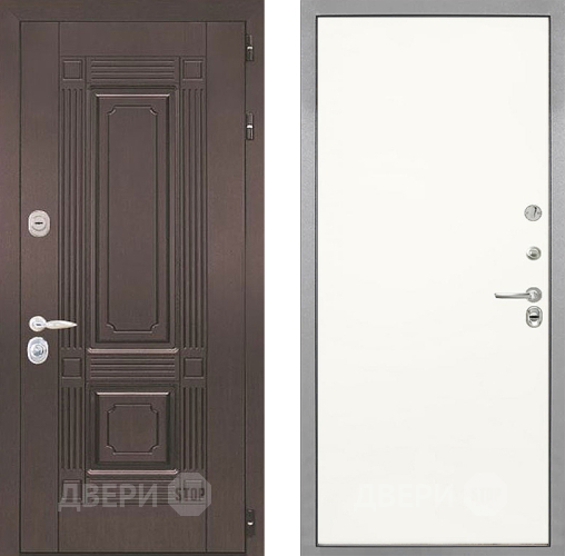 Входная металлическая Дверь Интекрон (INTECRON) Италия Гладкая Слоновая кость в Котельниках