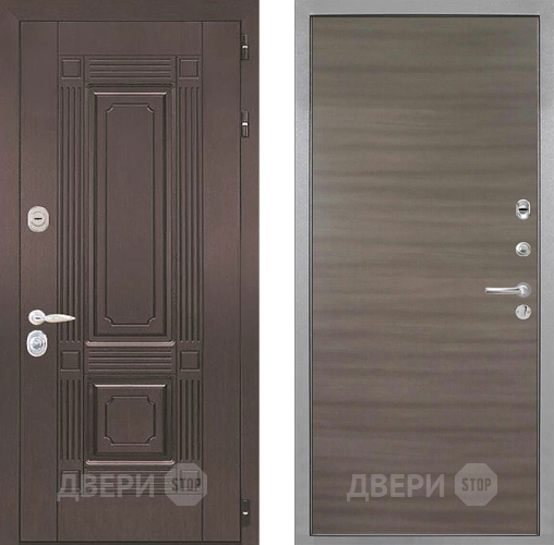 Входная металлическая Дверь Интекрон (INTECRON) Италия Гладкая Дуб тоскано поперечный в Котельниках