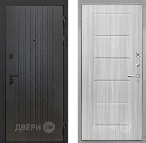 Входная металлическая Дверь Интекрон (INTECRON) Профит Black ФЛ-295 ФЛ-39 Сандал белый в Котельниках