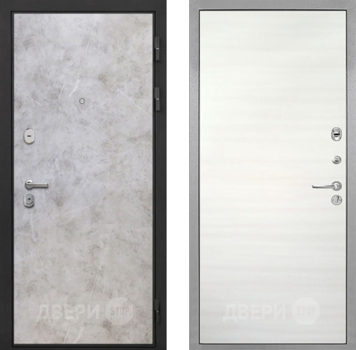 Входная металлическая Дверь Интекрон (INTECRON) Гектор Мрамор Светлый Гладкая Дуб сильвер поперечный в Котельниках