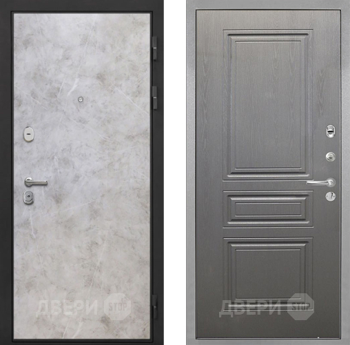 Входная металлическая Дверь Интекрон (INTECRON) Гектор Мрамор Светлый ФЛ-243 Графит вуд дуб в Котельниках