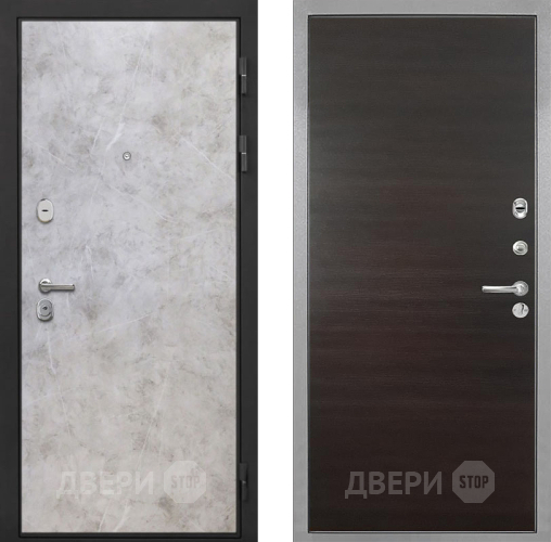 Входная металлическая Дверь Интекрон (INTECRON) Гектор Мрамор Светлый Гладкая Эковенге поперечный в Котельниках