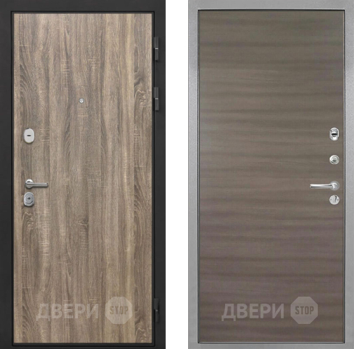 Входная металлическая Дверь Интекрон (INTECRON) Гектор Дуб Турин Гладкая Дуб тоскано поперечный в Котельниках