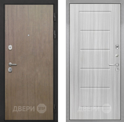 Входная металлическая Дверь Интекрон (INTECRON) Гектор Венге Коричневый ФЛ-39 Сандал белый в Котельниках