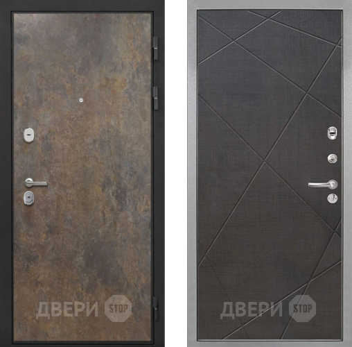 Входная металлическая Дверь Интекрон (INTECRON) Гектор Гранж Лучи-М Венге распил кофе в Котельниках