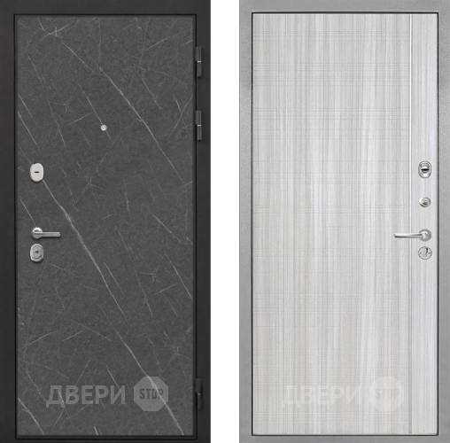 Входная металлическая Дверь Интекрон (INTECRON) Гектор Гранит Лава Оникс В-07 с молдингом Сандал белый в Котельниках