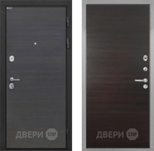 Входная металлическая Дверь Интекрон (INTECRON) Гектор Эковенге Гладкая Эковенге поперечный в Котельниках