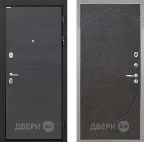 Входная металлическая Дверь Интекрон (INTECRON) Гектор Эковенге Лучи-М Венге распил кофе в Котельниках