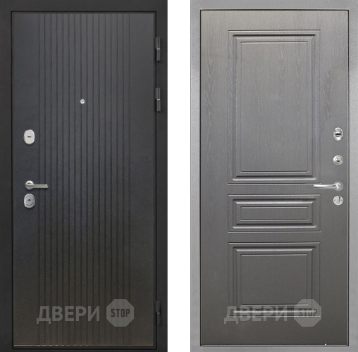 Входная металлическая Дверь Интекрон (INTECRON) Гектор ФЛ-295 ФЛ-243 Графит вуд дуб в Котельниках