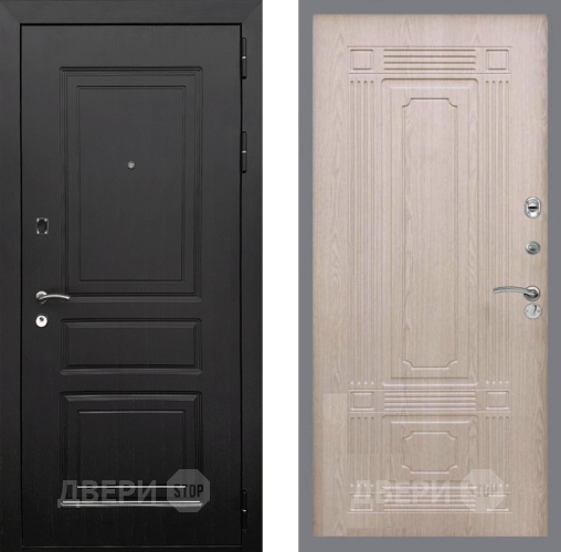 Входная металлическая Дверь Рекс (REX) 6 Венге FL-2 Беленый дуб в Котельниках