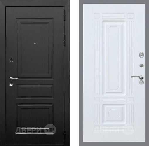 Входная металлическая Дверь Рекс (REX) 6 Венге FL-2 Силк Сноу в Котельниках