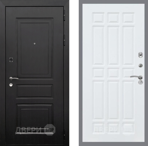 Входная металлическая Дверь Рекс (REX) 6 Венге FL-33 Силк Сноу в Котельниках