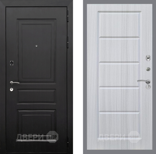 Входная металлическая Дверь Рекс (REX) 6 Венге FL-39 Сандал белый в Котельниках