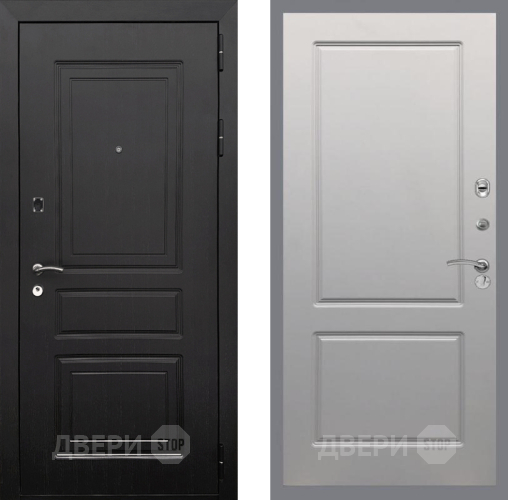 Входная металлическая Дверь Рекс (REX) 6 Венге FL-117 Грей софт в Котельниках