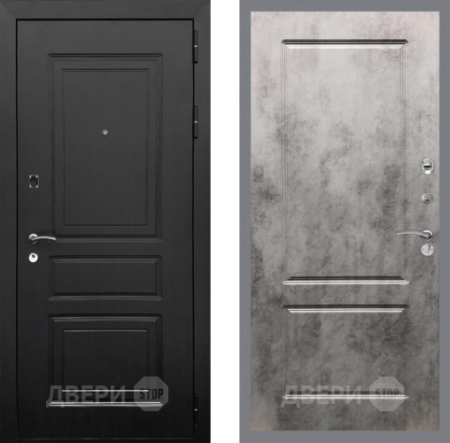 Входная металлическая Дверь Рекс (REX) 6 Венге FL-117 Бетон темный в Котельниках